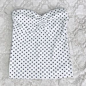 Polka Dot Tube Top | L